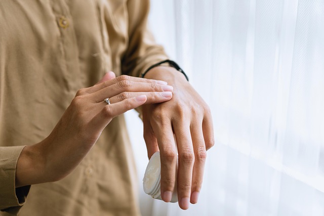 senior doing gentle stretching routine indoors with a simple checklist nearby